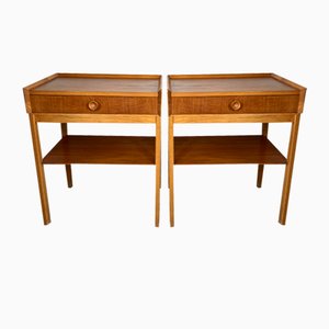 Mid-Century Bedside Tables in Teak, 1960s, Set of 2-IJL-1702275