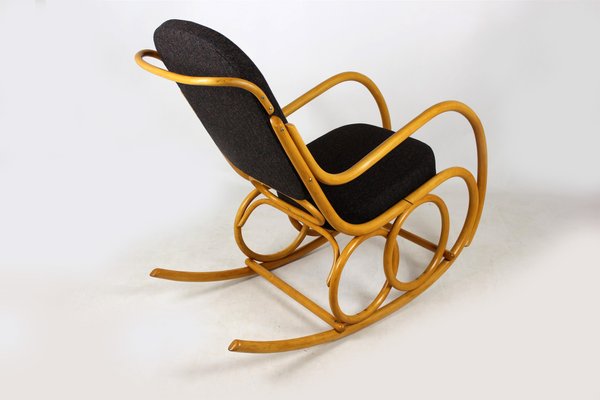 Mid-Century Beech Bentwood Rocking Chair from Ton, 1960s-WVS-998225