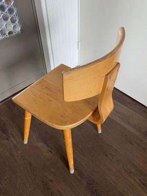 Mid-Century Beech Desk Chair, 1950s-DE-746101