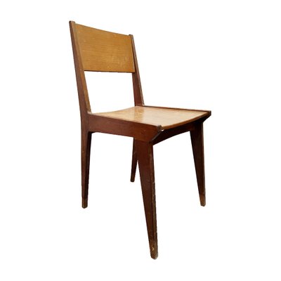 Mid-Century Beech Desk Chairs, Set of 2-TIT-628206