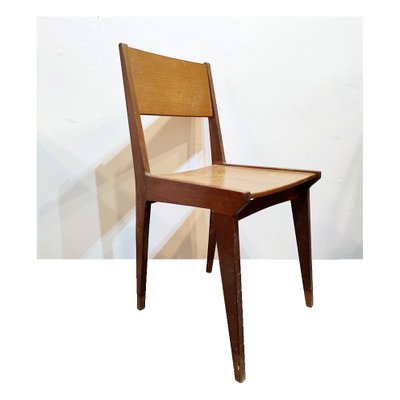 Mid-Century Beech Desk Chairs, Set of 2-TIT-628206