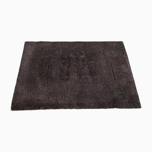 Mid-Century Belgian Brown & Grey Polypropylene Long-Haired Rug, 1970s-GDD-1215276