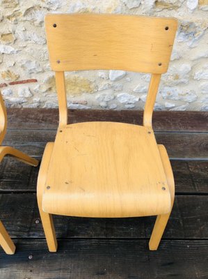 Mid-Century Bentwood Children Chairs, Set of 2-OJT-1176665