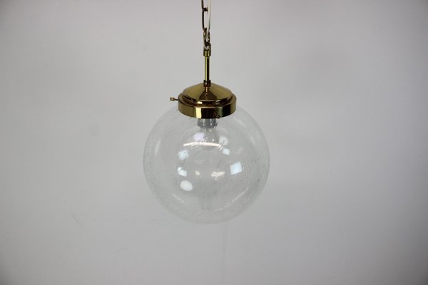 Mid-Century Big Glass Pendant by Kamenicky Senov, 1970s-TZ-1351389