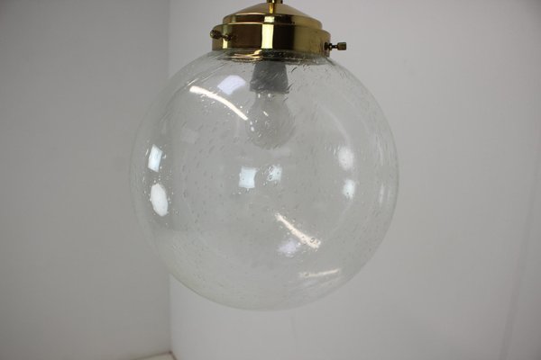 Mid-Century Big Glass Pendant by Kamenicky Senov, 1970s-TZ-1351389