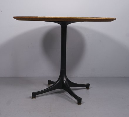 Mid-Century Black and Hvidt Pedestal Coffee Table from Herman Miller, 1950s-RST-1371939