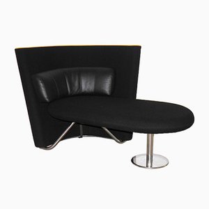 Mid-Century Black EJ-800 Rotor Sofa by Peter Hiort Lore & Johannes Foersom for Erik Jørgensen Møbelfabrik-GE-181219