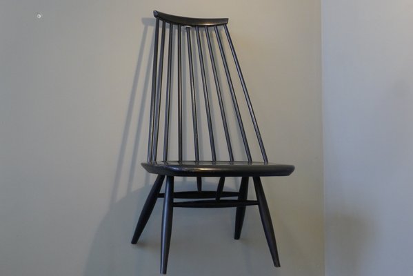 Mid-Century Black Mademoiselle Lounge Chair by Ilmari Tapiovaara for Asko-VRE-691923