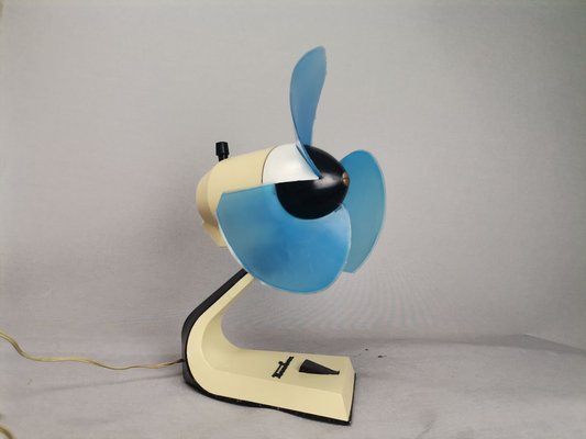 Mid-Century Blue Plastic Table Fan, Soviet Union, 1969-SCS-1761160