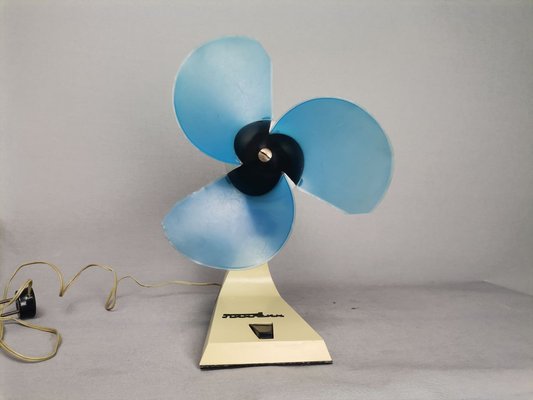 Mid-Century Blue Plastic Table Fan, Soviet Union, 1969-SCS-1761160