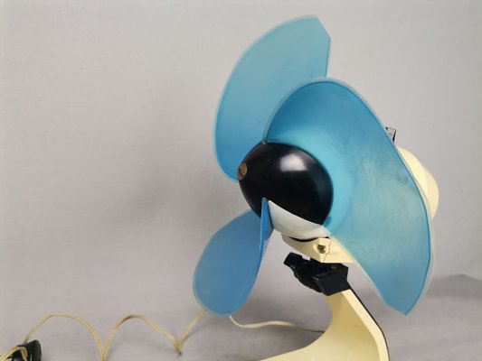 Mid-Century Blue Plastic Table Fan, Soviet Union, 1969-SCS-1761160