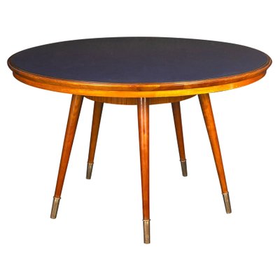 Mid-Century Blue Top Dining or Center Table in the Style of Gio Ponti-MBH-1032472