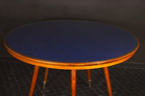 Mid-Century Blue Top Dining or Center Table in the Style of Gio Ponti-MBH-1032578