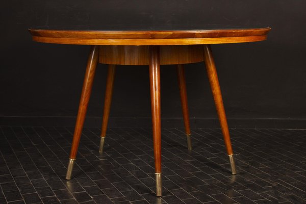 Mid-Century Blue Top Dining or Center Table in the Style of Gio Ponti-MBH-1032578