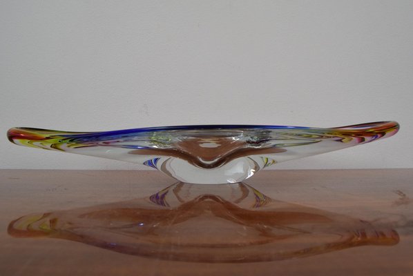 Mid-Century Bohemia Glass Bowl, 1960´s-TZ-1298728