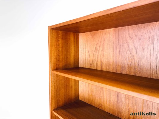 Mid-Century Bookcase in Teak by Nils Jonsson for Hugo Troeds, Sweden, 1960s-QDV-1956187