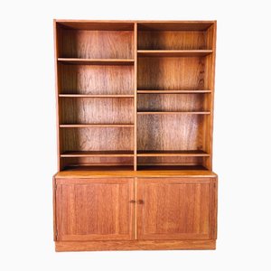 Mid-Century Bookcase in Teak by Nils Jonsson for Hugo Troeds, Sweden, 1960s-QDV-1956187