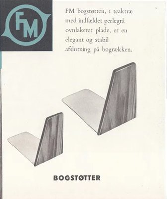 Mid-Century Bookends by Kai Kristiansen for FM, 1960s, Set of 9-WIX-1705093