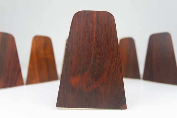 Mid-Century Bookends by Kai Kristiansen for FM, 1960s, Set of 9-WIX-1705093