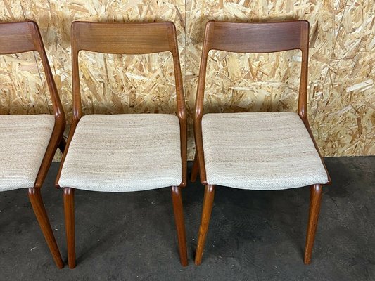 Mid-Century Boomerang Dining Chairs by Alfred Christensen for Slagelse Møbelværk, Set of 5-EJL-1138848