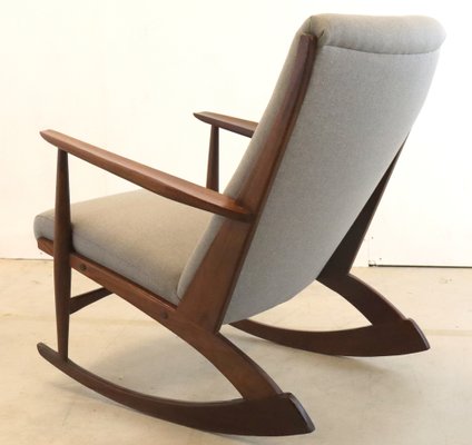 Mid-Century Boomerang Rocking Chair by Søren Georg Jensen, 1950s-FYZ-1784895