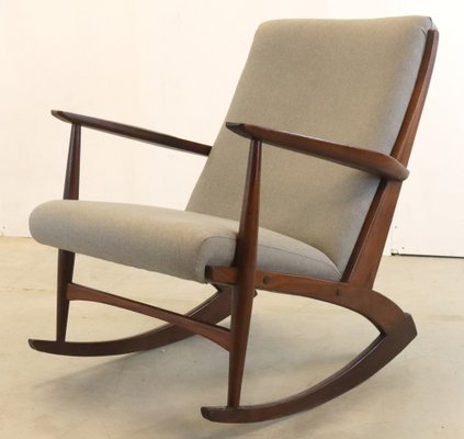 Mid-Century Boomerang Rocking Chair by Søren Georg Jensen, 1950s-FYZ-1784895