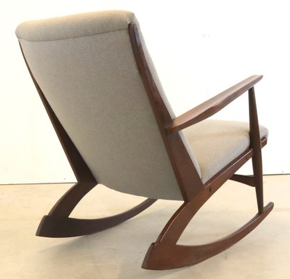 Mid-Century Boomerang Rocking Chair by Søren Georg Jensen, 1950s-FYZ-1784895