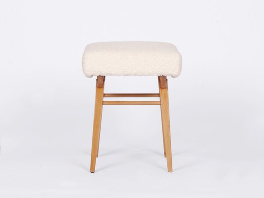 Mid-Century Boucle Hocker Um 1970-TW-1124477