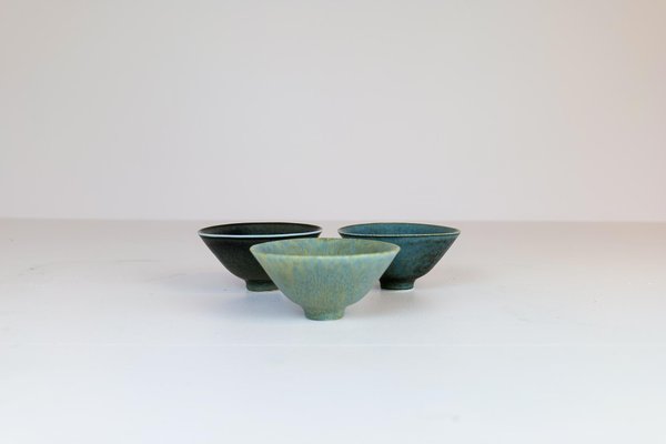 Mid-Century Bowls by Carl Harry Stålhane for Rörstrand, Set of 3-UYK-975406