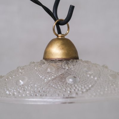 Mid-Century Brass and Glass Pendant Light-JRP-1762862