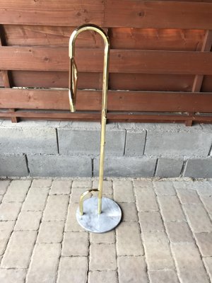 Mid-Century Brass and Marble Valet, 1970s-OXJ-667421