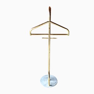 Mid-Century Brass and Marble Valet, 1970s-OXJ-667421