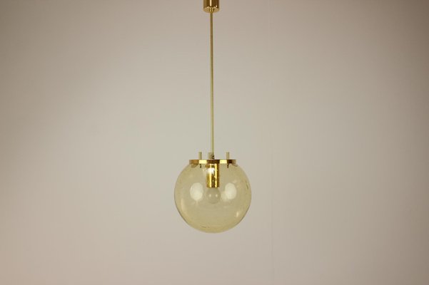 Mid-Century Brass Big Pendant by Kamenicky Senov, 1970s-TZ-956598