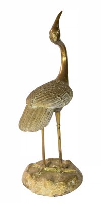 Mid-Century Brass Bird Sculpture-ZVH-1057866