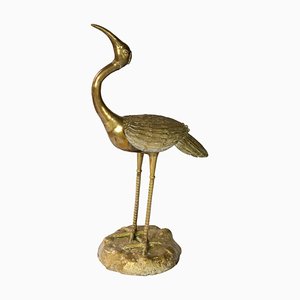 Mid-Century Brass Bird Sculpture-ZVH-1057866