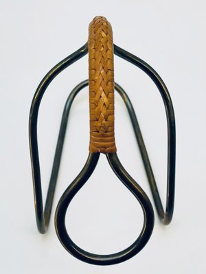 Mid-Century Brass Bottle Holder Model 3601 from Werkstätte Carl Auböck, Austria, 1950s-GLD-1756650