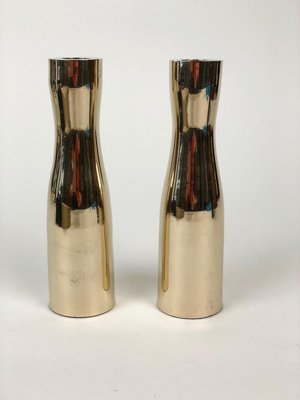 MId-Century Brass Candleholder, USA, 1960s-BAF-763474