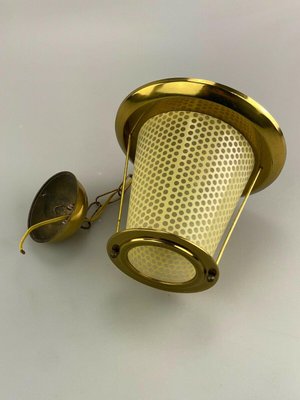 Mid-Century Brass Ceiling Lamp-EJL-1073365