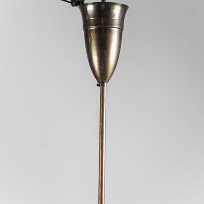 Mid-Century Brass Ceiling Lamp, 1950s-ZLY-576699