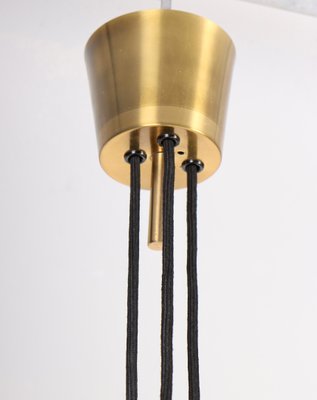 Mid-Century Brass Ceiling Lamp by T.H. Valentiner, 1960s-FK-1254503