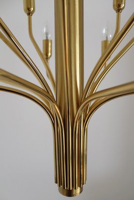 Mid-Century Brass Chandelier from Staff Leuchten, 1970s-VNE-1361758