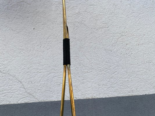 Mid-Century Brass Floor Lamp, 1950-PYR-941284