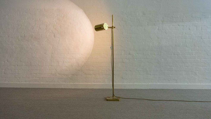 Mid-Century Brass Floor Lamp, 1960s-EE-1723652