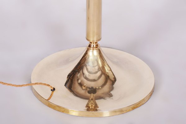 Mid-Century Brass Floor Lamp attributed to Kamenický Šenov, 1960s-WHY-1730012