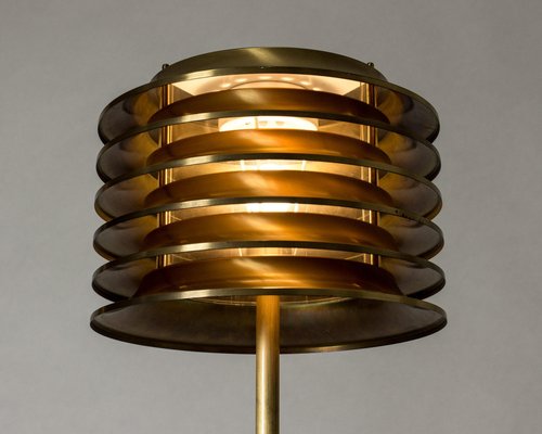 Mid-Century Brass Floor Lamp by Kai Ruokonen, 1970s-NL-1817107