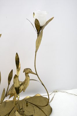 Mid-Century Brass Floor Lamp, Italy, 1960s-FER-1135231