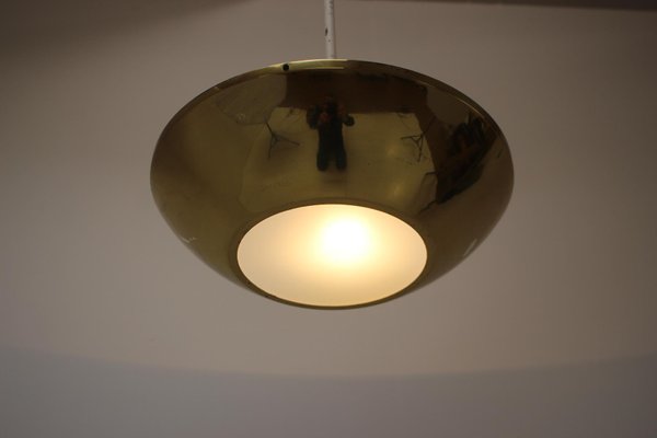 Mid-Century Brass Pendant from Zukov, 1950s-TZ-1049747