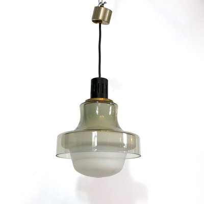 Mid-Century Brass Pendant Lamp from Stilnovo, 1950s-OT-1104615