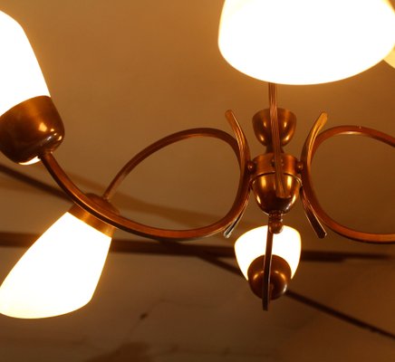 Mid-Century Brass Pendant Light-CW-1312154