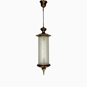 Mid-Century Brass Pendant Light from Lumi Milano, 1950s-OT-1299675